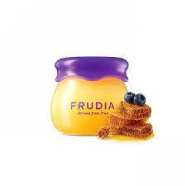 FRUDIA Blueberry Hydrating Honey Lip Balm  lūpų balzamas su medumi oir mėlynėmis 10 ml