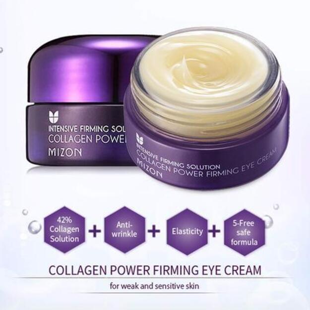 MIZON Collagen Power Firming Eye Cream paakių kremas su kolagenu 25 ml