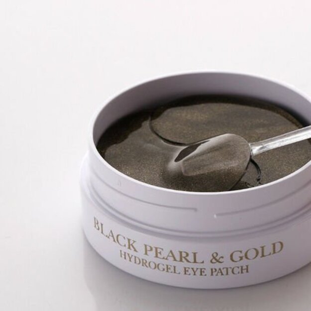 Paakių pagalvėlės Petitfee Black Pearl & Gold Hydrogel Eye Patch, 60vnt