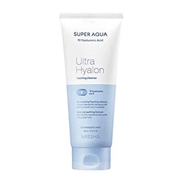 Prausimosi putos MISSHA Super Aqua Ultra Hyalron Cleansing Foam, 200ml