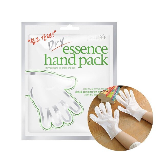 Petitfee Dry Essence Hand pack 2 sheets rankų kaukė- pirštinės
