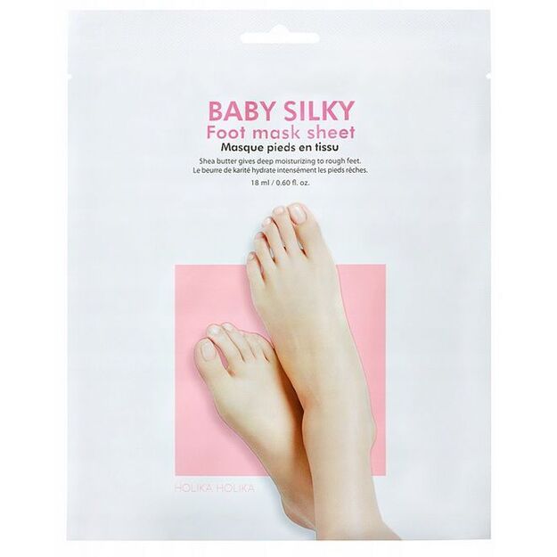 HOLIKA HOLIKA Baby Silky Foot Mask  drėkinanti kojinių tipo pėdų kaukė 18 ml