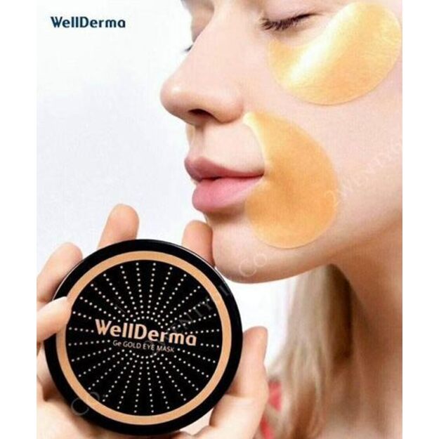 WellDerma Ge Gold Eye Mask jauninančios paakių pagalvėlės, 60vnt